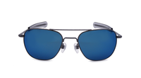 アメリカンオプティカル AO BLUE MOON - ORIGINAL PILOT American Optical 2025LIMITED 435 アンティークシルバー/ダークブルー 55mm
