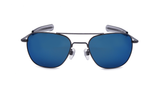アメリカンオプティカル AO BLUE MOON - ORIGINAL PILOT American Optical 2025LIMITED 435 アンティークシルバー/ダークブルー 55mm